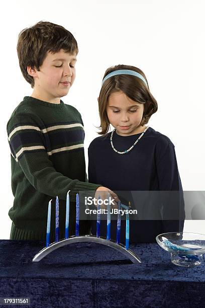 The Eighth Day Of Chanukah Stock Photo - Download Image Now - Child, Judaism, Offspring
