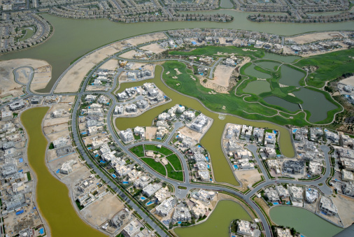 A Community Built Around A Large Golf Course