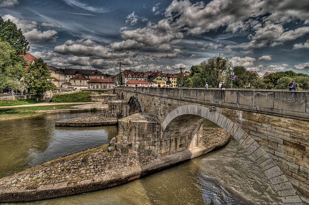 istock The Stone Bridge in Regensburg Germany 179312612
