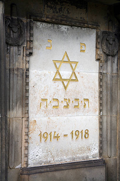 istock Commemorative plaque at a Jewish cemetery 179313045