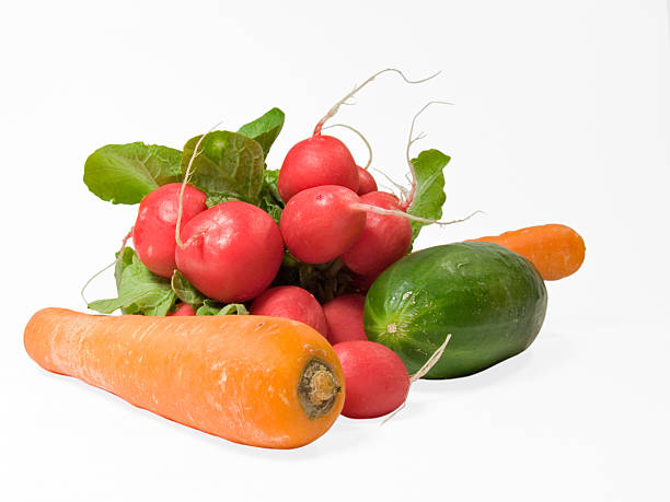 Radish and vegetable stock photo