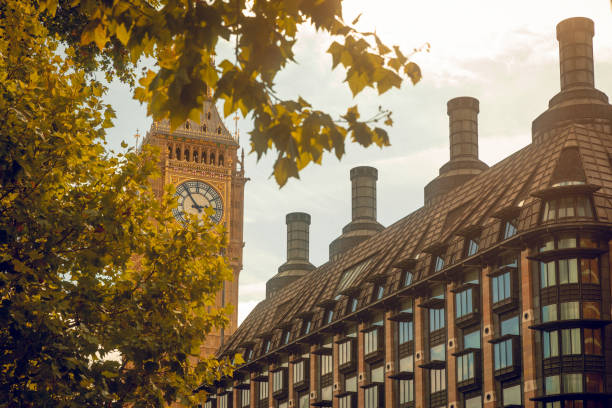 Different view of Big Ben in London