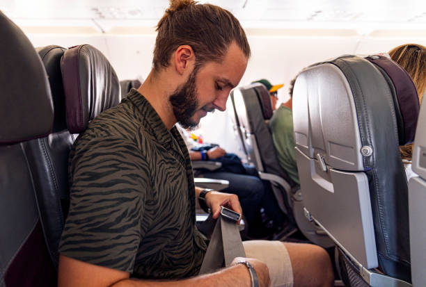 istock Passenger in a commercial plane 1793159985
