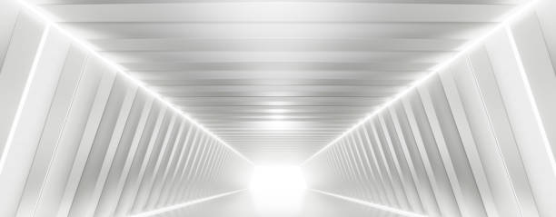 istock White Tunnel with neon line 1793160770