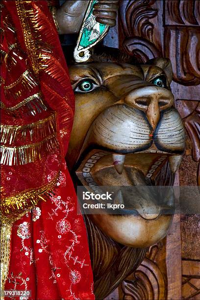 Hinduism Head Of Lion Stock Photo - Download Image Now - Africa, Art, Art And Craft