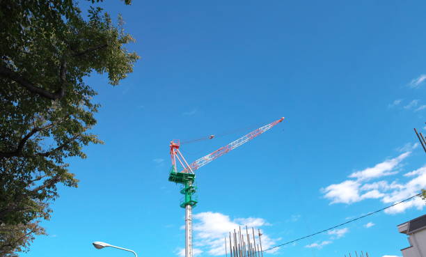 istock A crane at a construction site stands out against the blue sky 1793185403