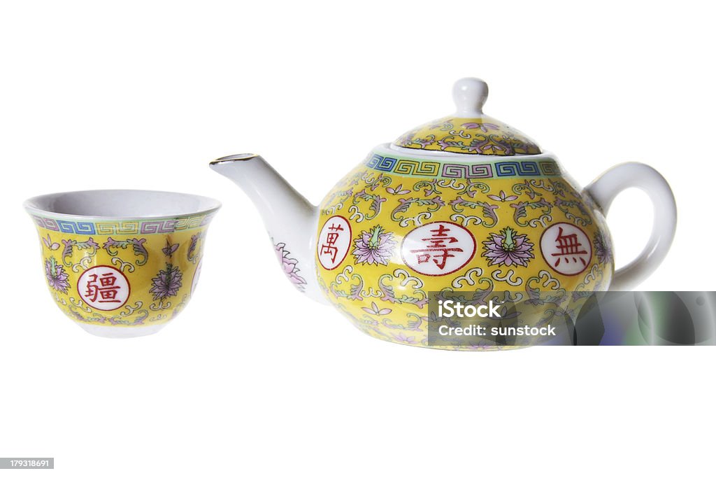 Coffret de thé chinois - Photo de Thé chinois libre de droits