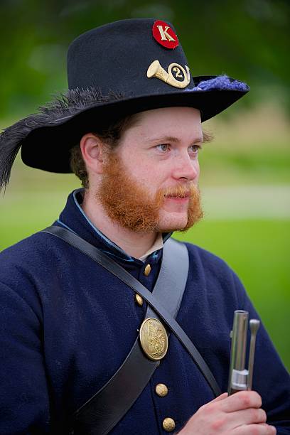 istock Civil War Reenactor of the 2nd Wisconsin 179318773