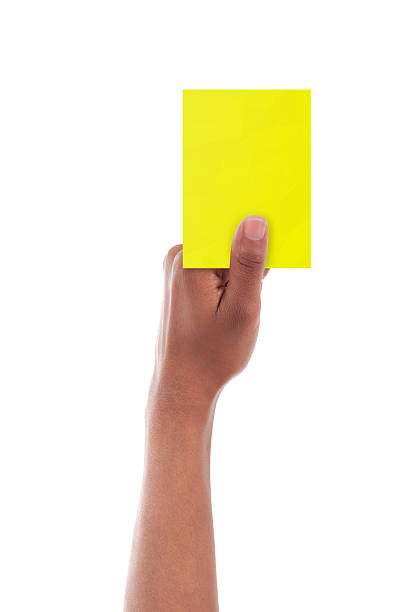 istock African referee giving a yellow card  - Black people 179319400