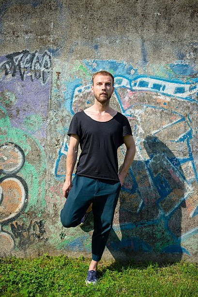 istock hipster modern stylish blonde man 179319946
