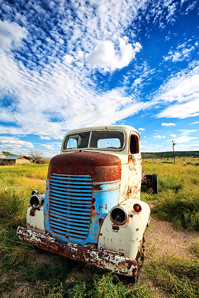 istock Old truck out in the meadow 179321491