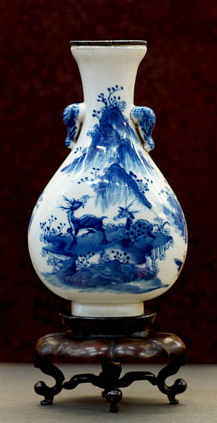 istock Chinese antique blue and white vase 179321517