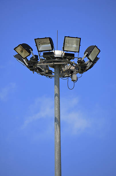 istock Pillar spotlights of fire 179321988