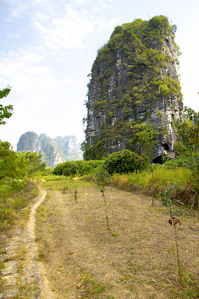 Mountain scenery in Guilin