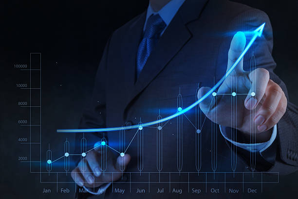 istock businessman hand touch virtual chart business 179322854