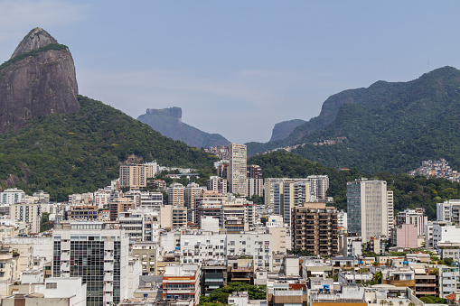 view of the ipanema neighborhood in Rio de Janeiro Brazil.