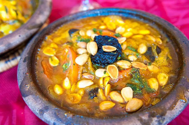 Lamb tajine, traditional moroccan dish