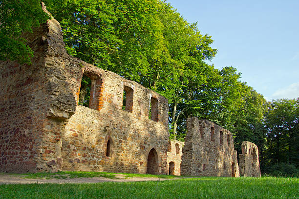 old wall old wall, Monastery Nimbschen near Grimma grimma stock pictures, royalty-free photos & images