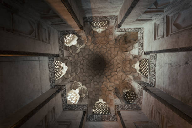 istock Symmetrical ceiling in church, Iran 1793291156