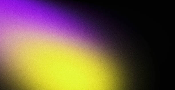 istock Yellow purple vibrant grainy banner background abstract color flow wave dark noise texture cover poster design copy space 1793294213