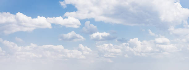 istock Blue sky with cumulus clouds on a sunny warm summer day 1793323832