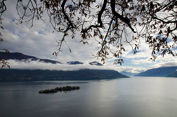 istock Alpine lake with islands 179334816