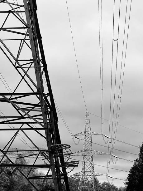 istock Electricity pylon and electricity cables 1793392716
