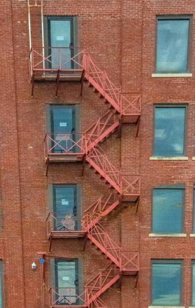 istock Fire Escape on brick building- Howard County, Indiana 1793393247