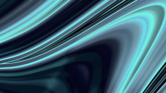 Glowing blue wave line shine, flowing to side. Modern background animation