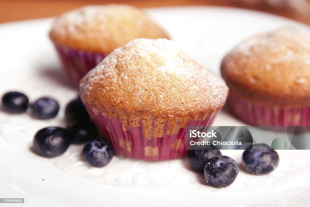 muffins de mirtilo - Foto de stock de Assado no Forno royalty-free