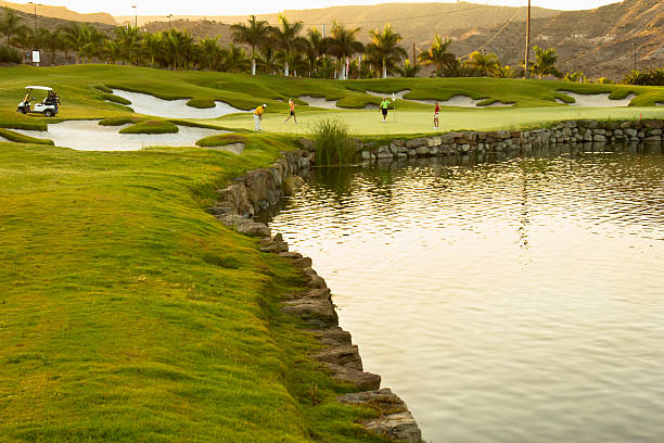 istock Golfers in the green 179341511