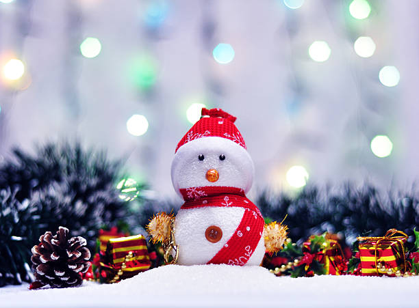 istock Snowman and Christmas Ornaments 179341818