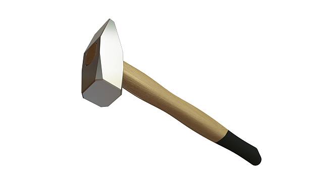 istock hammer with wooden handle ready to strike 179342840