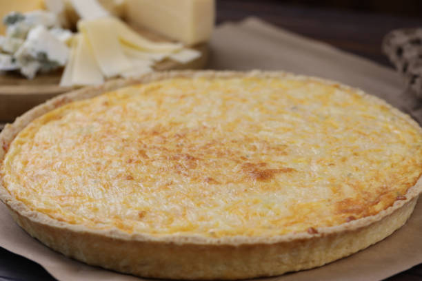 istock Delicious quiche with four cheese filling 1793472682