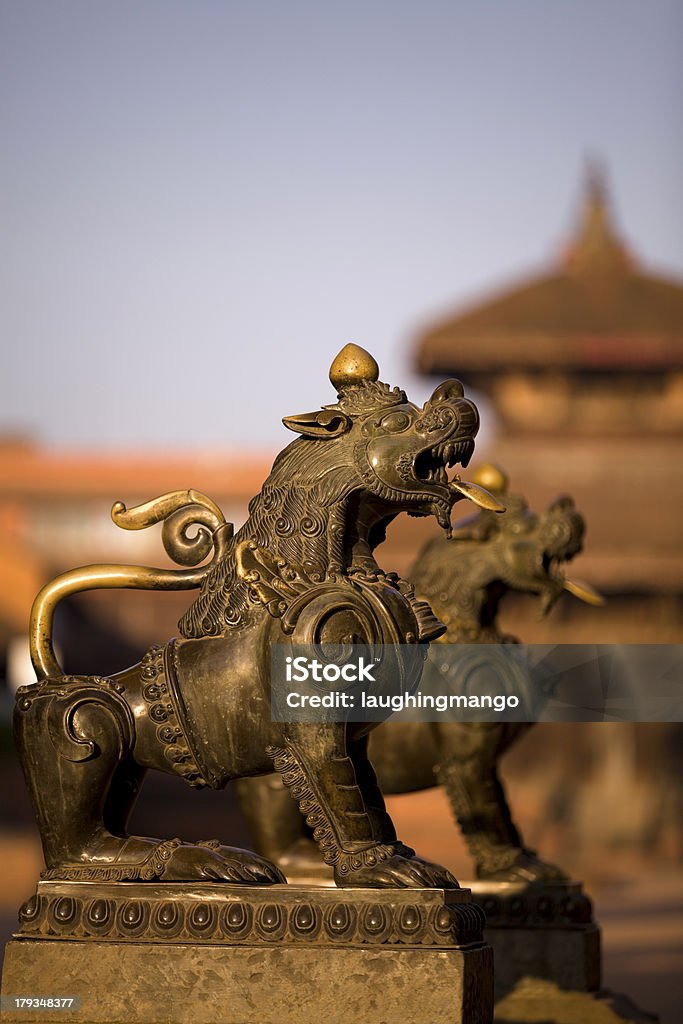 Praça Durbar de Bhakatapur - Royalty-free Animismo Foto de stock