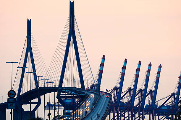 Kohlbrandbrucke, Hamburg, Germany,