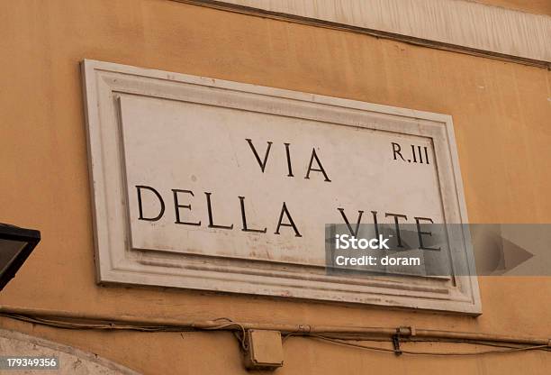 Via Della Vite - zdjęcia stockowe i więcej obrazów Antyczny - Antyczny, Architektura, Bez ludzi