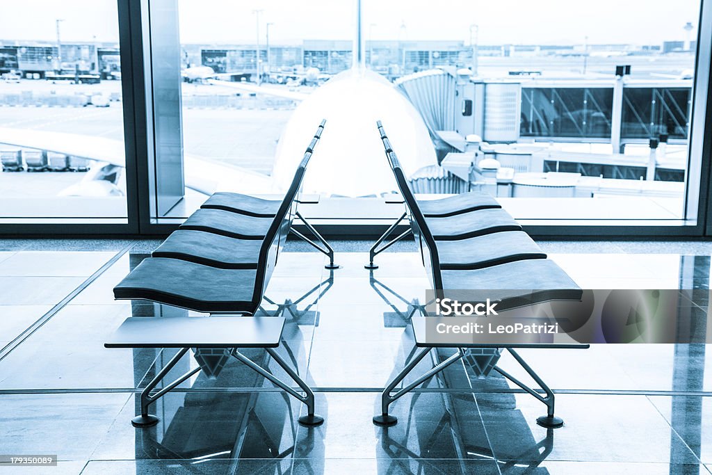 Airport Lounge - Foto stock royalty-free di Aeroplano