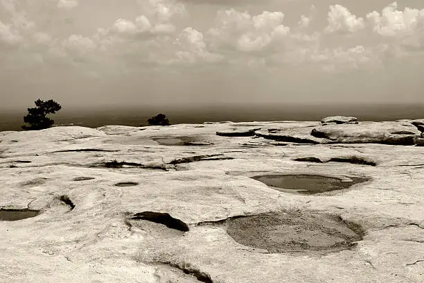 The surface of Stone-Mountain. Atlanta, Georgia