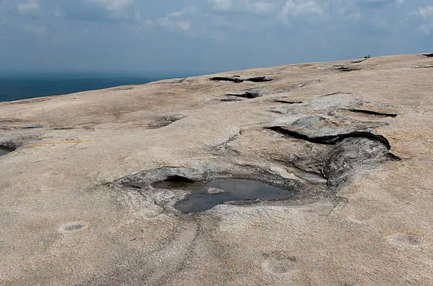 The surface of Stone-Mountain. Atlanta, Georgia