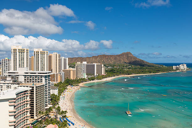 istock Scenic view of Waikiki Beach 179354873