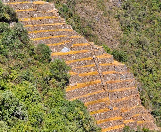 Views of ruins with in the Choquequirao Ruins complex