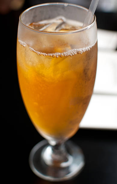 istock Iced tea in glass with condensation 179357890