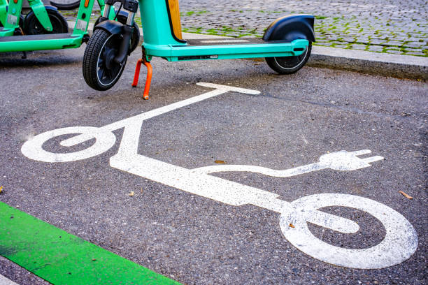 istock typical escooter at a sidewalk in munich 1793594282