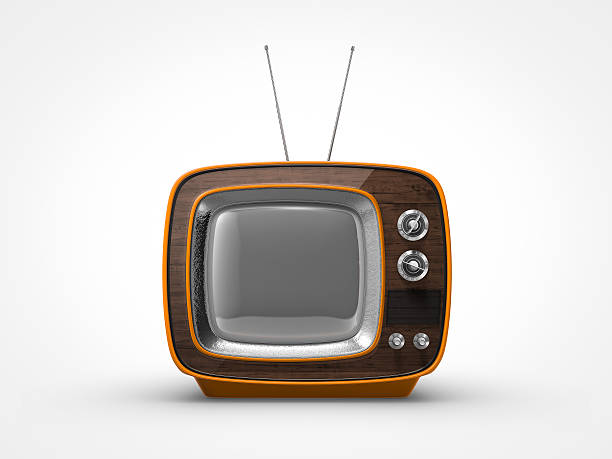 istock vintage orange TV 179360485