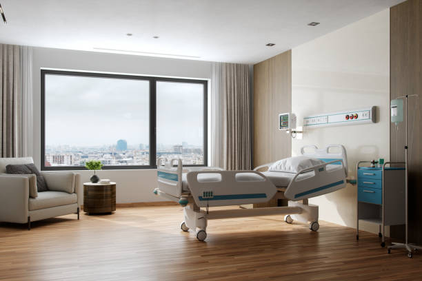 istock Luxury Hospital Patient Room 1793606382