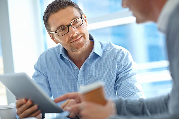 istock Listening to a colleague's corporate advice 179361094