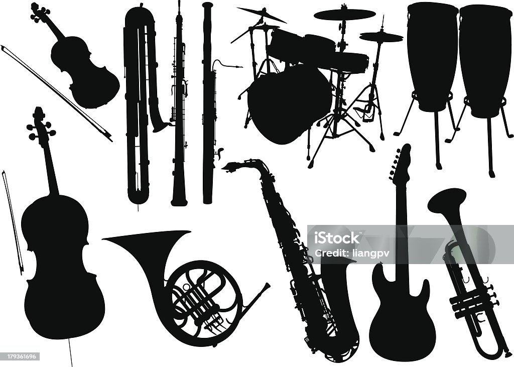 instrument muzyczny - Grafika wektorowa royalty-free (Instrument muzyczny)