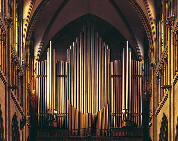 教会パイプオルガン - pipe organ ストックフォトと画像