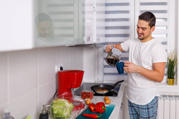 istock Starting the day with a caffeine fix 1793627632